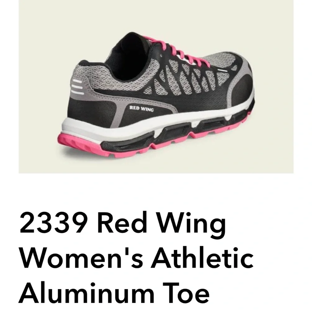 Red Wing Women's Athletic Aluminum Toe Shoes - Picture 2 of 12
